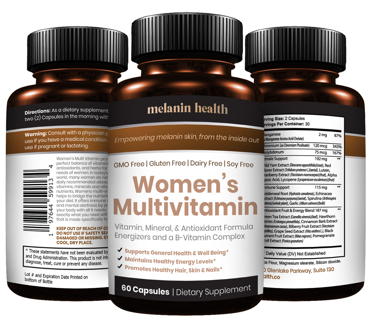 Melanin Health Women's Multivitamin
