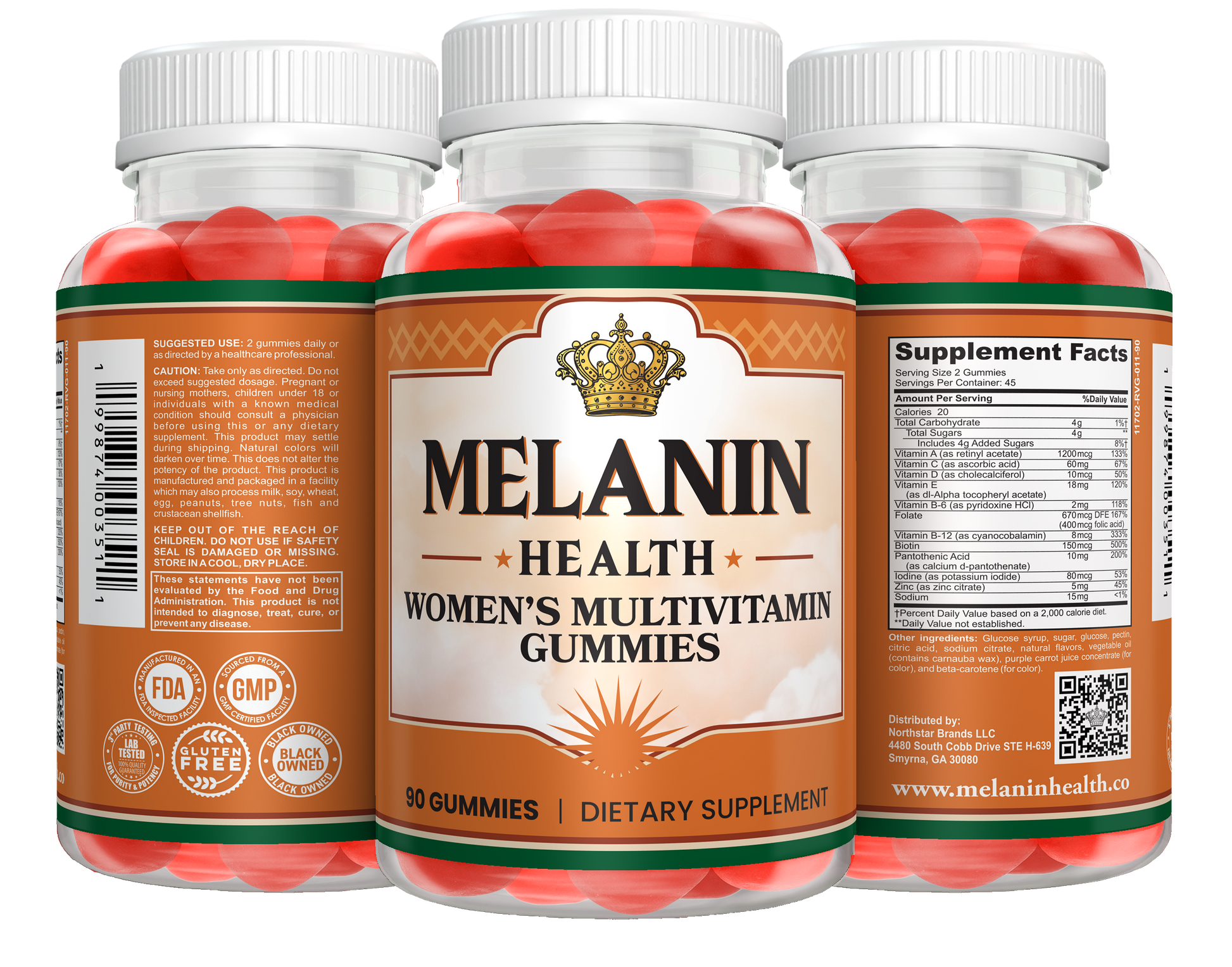 Melanin Health -  Women Multivitamin Gummies